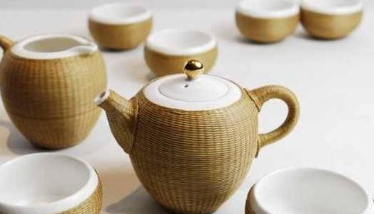 四川特有的传统手工艺,竹丝扣瓷