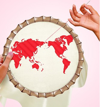 平绣针法简介及要领：手工刺绣针法之平绣针法-八凡集