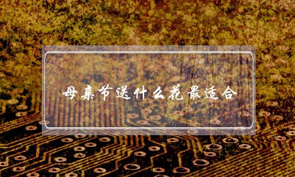 母亲节送什么花最适合(这3种花最适合在母亲节送给妈妈)-八凡集