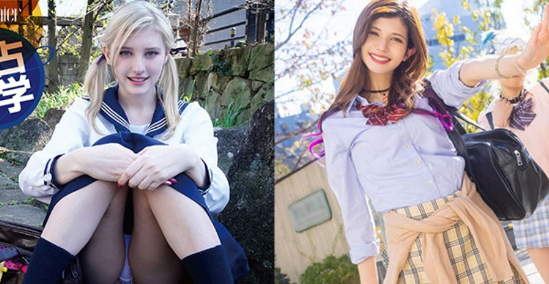 北欧天使or美日混血女子高校生品番作品介绍及预览-八凡集